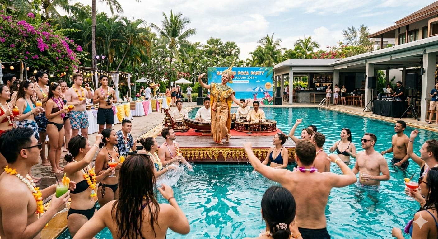 POOL PARTY PATTAYA PVT PRIVATE PICK UP AND DROP PATTAYA HOTEL)